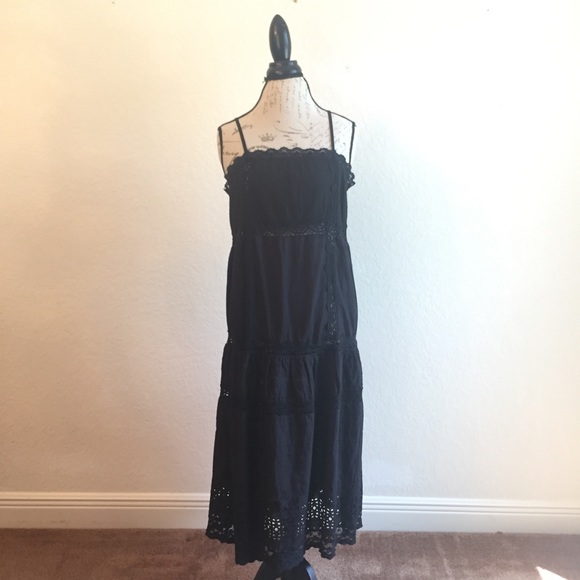 SOLD! Free People crochet Intimately M maxi dress - Picture 3 of 8